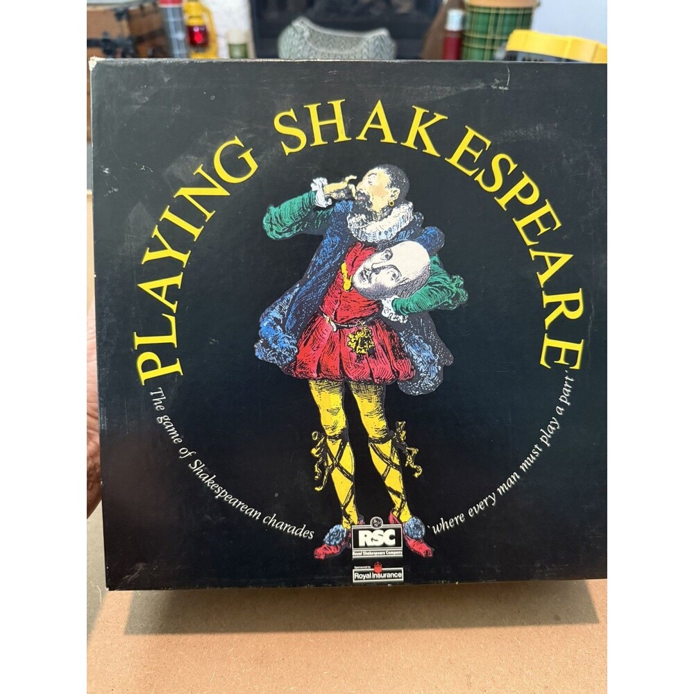 Playing Shakespeare Oxford Board Game Finch&Scout 1990 Complete Made in UK
